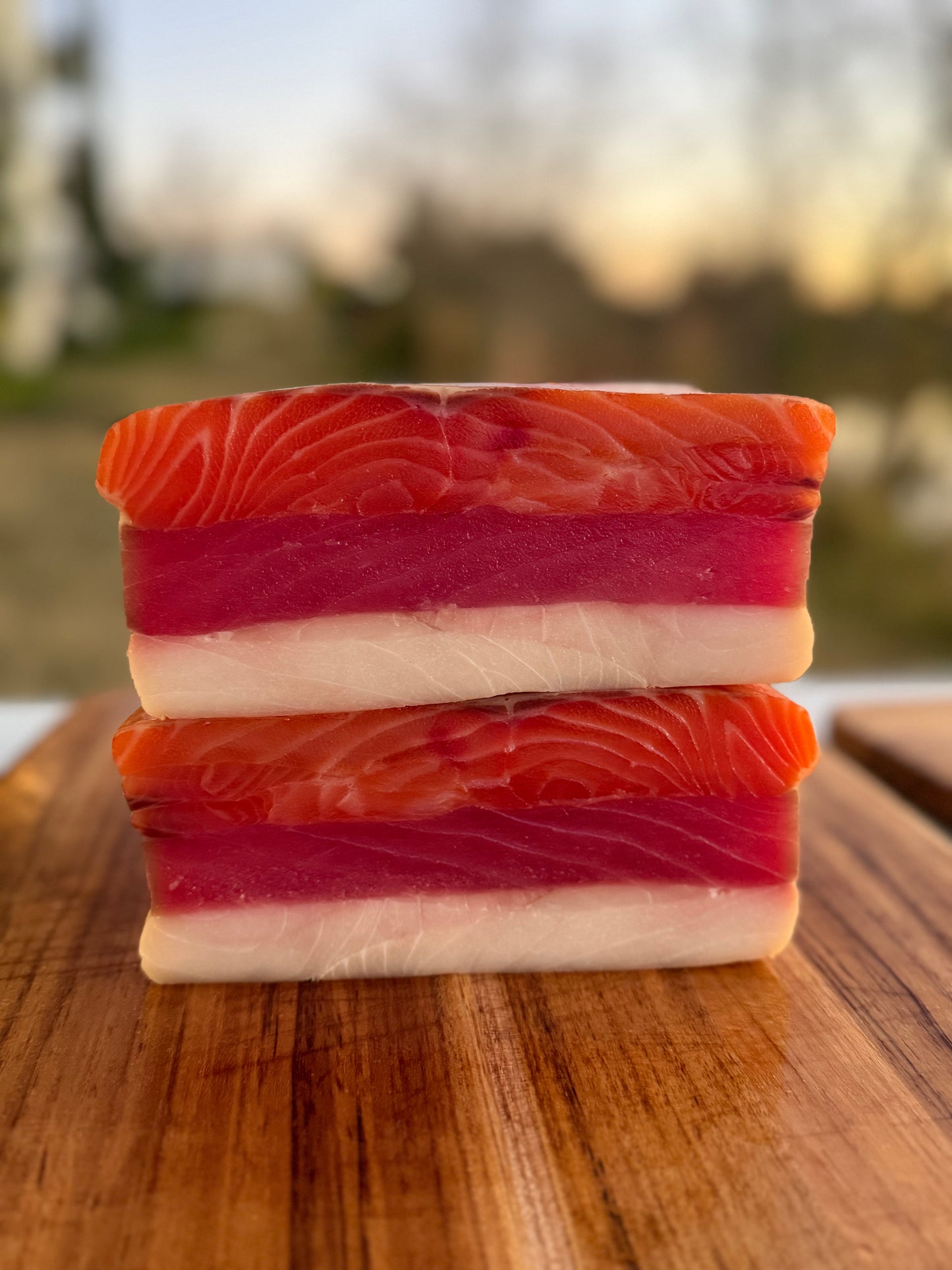 Fish Cake Trio (Butterfish,Tuna and Salmon)