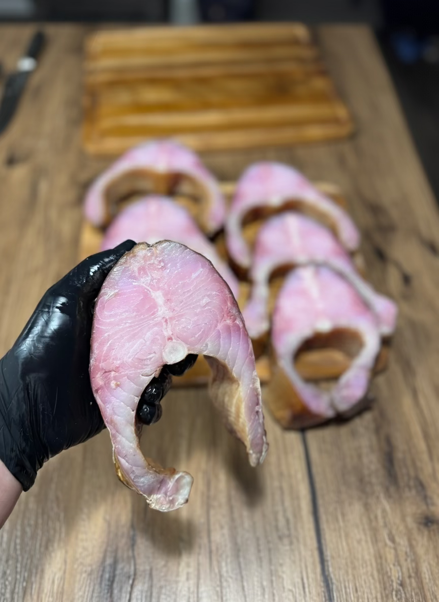 Smoked Nelma Steaks (Стейки нельмы холодного копчения)