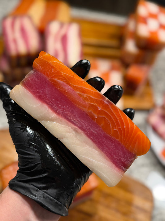 Fish Cake Trio (Butterfish,Tuna and Salmon)