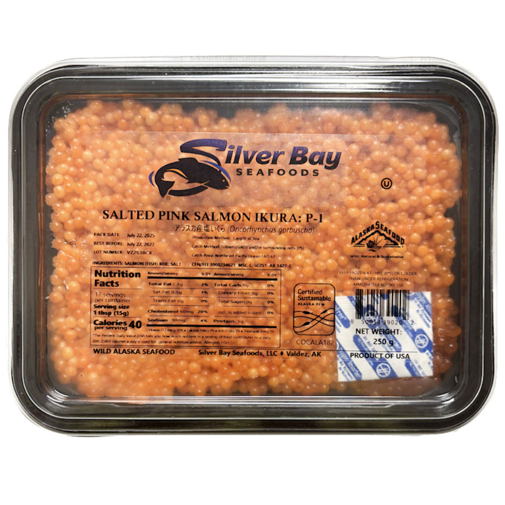 Red Caviar Pink Salmon Silver Bay 1 lb