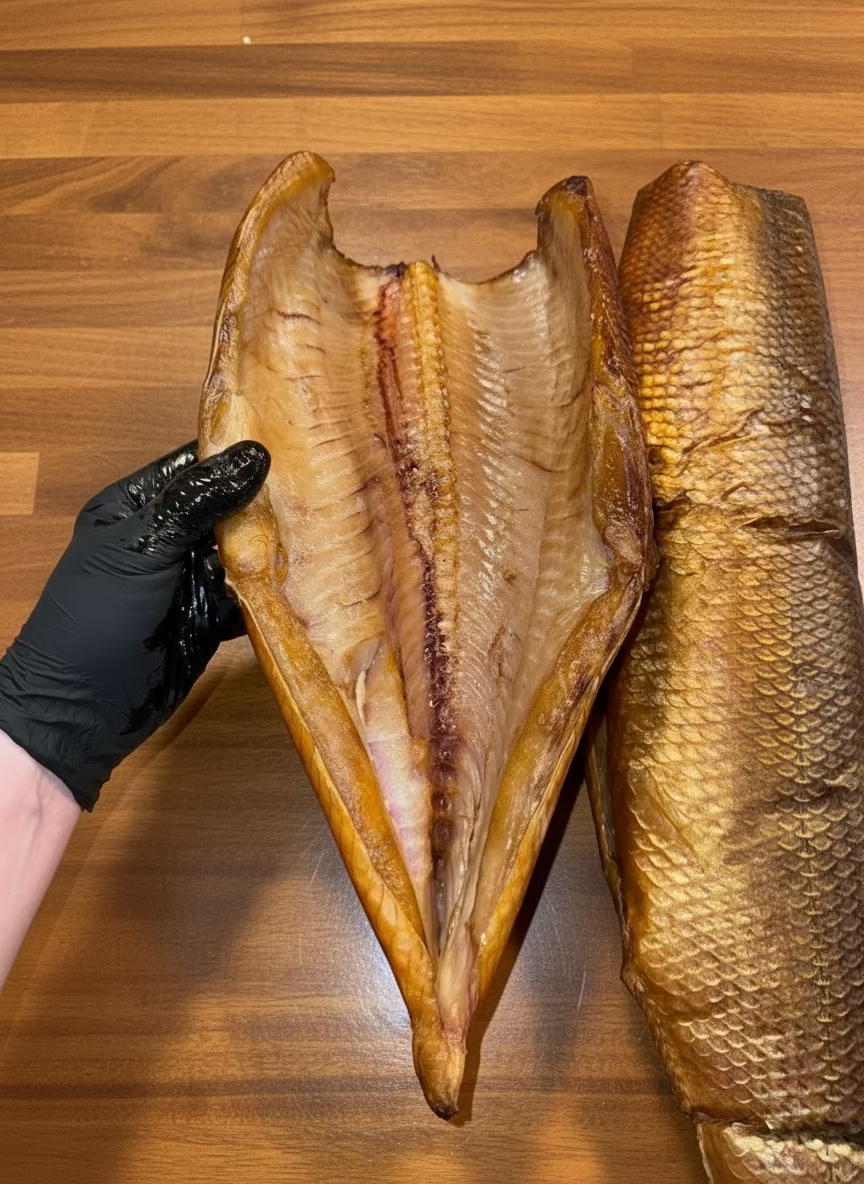 Smoked Nelma Steaks (Стейки нельмы холодного копчения)