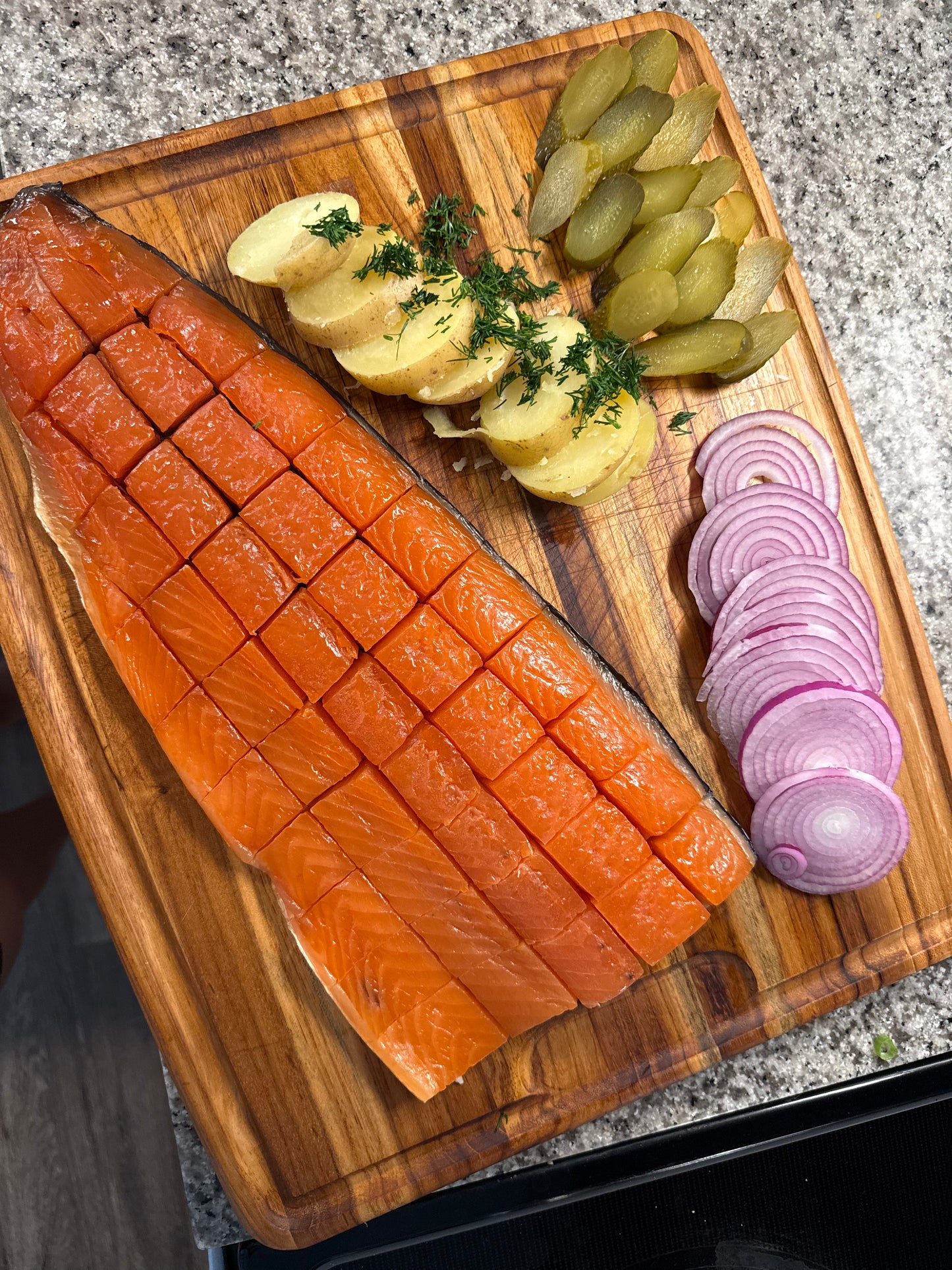 Yukola Atlantic Salmon (Юкола из атлантического лосося, холодного копчения) 100g