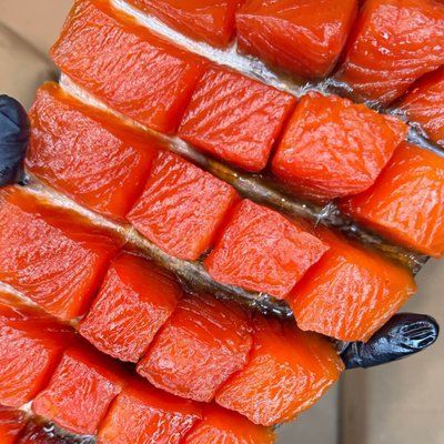 Yukola Atlantic Salmon (Юкола из атлантического лосося, холодного копчения) 100g